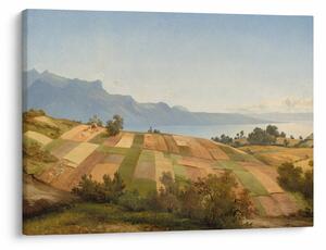 Tablou - Alexandre Calame, Swiss Landscape, reproducere (70x50 cm)