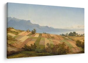Tablou - Alexandre Calame, Swiss Landscape, reproducere (90x60 cm)