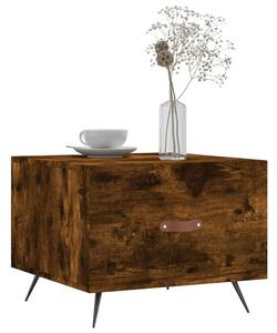 Măsuță de cafea, stejar fumuriu, 50x50x40 cm, lemn prelucrat