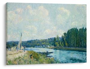Tablou - Alfred Sisley, The Banks of the Oise, reproducere (70x50 cm)
