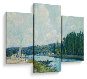 Tablou - Alfred Sisley, The Banks of the Oise, reproducere (90x60 cm)