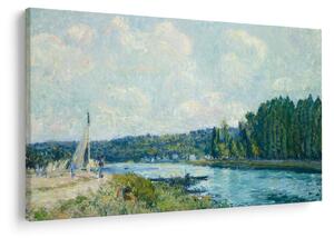 Tablou - Alfred Sisley, The Banks of the Oise, reproducere (90x60 cm)