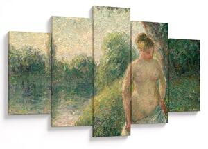 Tablou - Camille Pissarro, The Bather, reproducere (150x105 cm)