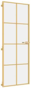 Ușă interior Slim auriu 76x201,5 cm sticlă securizată/aluminiu