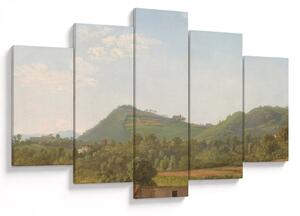 Tablou - Simon Denis, View Near Naples, reproducere (150x105 cm)