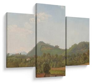 Tablou - Simon Denis, View Near Naples, reproducere (90x60 cm)