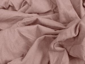 Cearsaf Jersey cu elastic 180 x 200 cm roz deschis