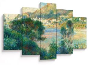 Tablou - Auguste Renoir, View of Monte Carlo from Cap Martin, reproducere (150x105 cm)