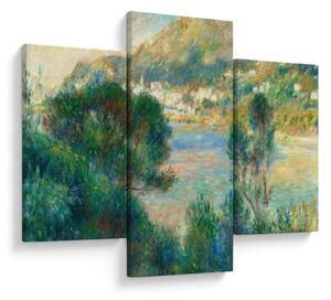 Tablou - Auguste Renoir, View of Monte Carlo from Cap Martin, reproducere (90x60 cm)
