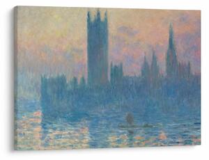 Tablou - Claude Monet, The Houses of Parliament, Sunset, reproducere (70x50 cm)