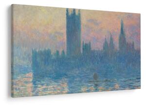 Tablou - Claude Monet, The Houses of Parliament, Sunset, reproducere (90x60 cm)