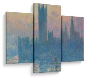 Tablou - Claude Monet, The Houses of Parliament, Sunset, reproducere (90x60 cm)