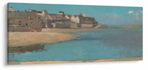 Tablou - Odilon Redon, Village by the Sea in Brittany, reproducere (120x50 cm)