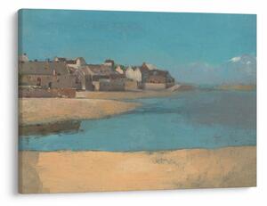 Tablou - Odilon Redon, Village by the Sea in Brittany, reproducere (70x50 cm)