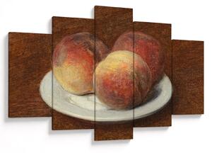 Tablou - Henri Fantin-Latour, Three Peaches on a Plate, reproducere (150x105 cm)