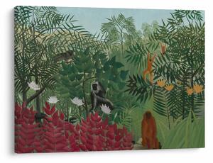 Tablou - Henri Rousseau, Tropical Forest with Monkeys, reproducere (70x50 cm)