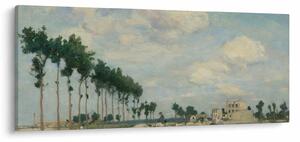 Tablou - Johan Barthold Jongkind, The Towpath, reproducere (120x50 cm)