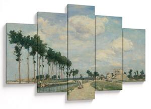 Tablou - Johan Barthold Jongkind, The Towpath, reproducere (150x105 cm)