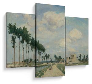 Tablou - Johan Barthold Jongkind, The Towpath, reproducere (90x60 cm)