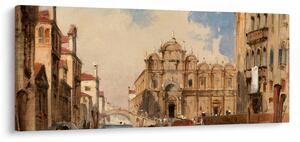 Tablou - Jules-Romain Joyant, The Scuola di San Marco, Venice, reproducere (120x50 cm)