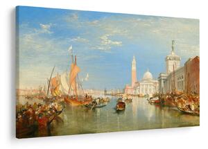 Tablou - Joseph Mallord William Turner, Venice the Dogana and San Giorgio Maggiore, reproducere (90x60 cm)