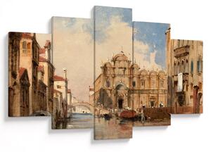 Tablou - Jules-Romain Joyant, The Scuola di San Marco, Venice, reproducere (150x105 cm)