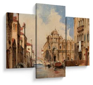 Tablou - Jules-Romain Joyant, The Scuola di San Marco, Venice, reproducere (90x60 cm)
