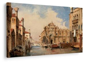 Tablou - Jules-Romain Joyant, The Scuola di San Marco, Venice, reproducere (90x60 cm)