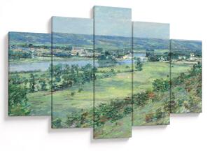 Tablou - Theodore Robinson, The Valley of the Seine, From the Hills of Giverny, reproducere (150x105 cm)