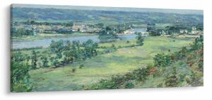 Tablou - Theodore Robinson, The Valley of the Seine, From the Hills of Giverny, reproducere (120x50 cm)