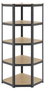 Juskys Raft de colt Basic 180 x 70 cm - gri