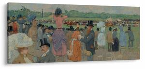Tablou - Jean-Louis Forain, The Races at Longchamp, reproducere (120x50 cm)