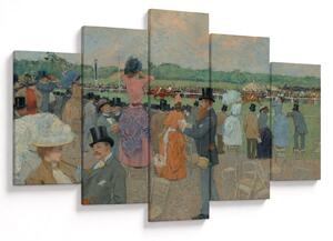 Tablou - Jean-Louis Forain, The Races at Longchamp, reproducere (150x105 cm)