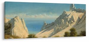 Tablou - Georg Emil Libert, View of Sommerspiret, the Cliffs of Møn, reproducere (120x50 cm)