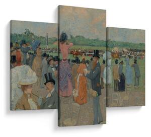 Tablou - Jean-Louis Forain, The Races at Longchamp, reproducere (90x60 cm)