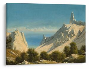 Tablou - Georg Emil Libert, View of Sommerspiret, the Cliffs of Møn, reproducere (70x50 cm)
