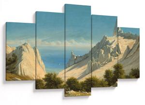 Tablou - Georg Emil Libert, View of Sommerspiret, the Cliffs of Møn, reproducere (150x105 cm)