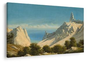 Tablou - Georg Emil Libert, View of Sommerspiret, the Cliffs of Møn, reproducere (90x60 cm)