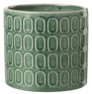 Ghiveci, Ceramica, Verde, 17x17x15.3