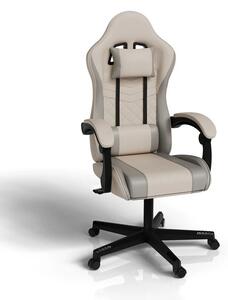 Juskys Scaun de birou HyperSeat - bej/gri