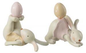 Set 2 figurine, Material sintetic, Multicolor, 11.5x6x10