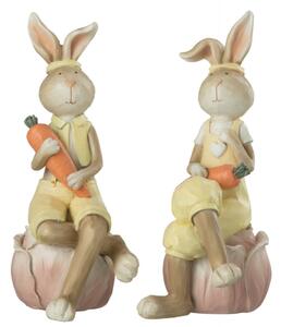 Set 2 figurine, Material sintetic, Multicolor, 12x8.5x21