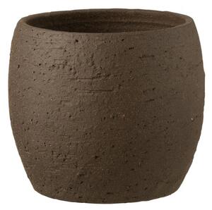 Ghiveci, Ceramica, Maro, 24x24x22