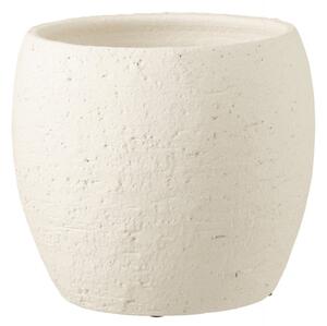 Ghiveci, Ceramica, Alb , 28x28x26