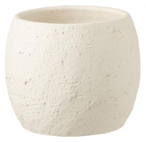 Ghiveci, Ceramica, Alb , 20x20x18