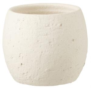 Ghiveci, Ceramica, Alb , 16x16x14