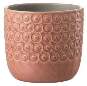 Ghiveci, Ceramica, Roz, 14x14x12.5
