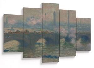 Tablou - Claude Monet, Waterloo Bridge, Gray Day, reproducere (150x105 cm)