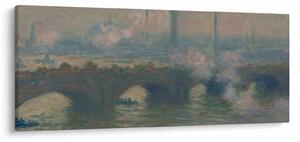 Tablou - Claude Monet, Waterloo Bridge, Gray Day, reproducere (120x50 cm)