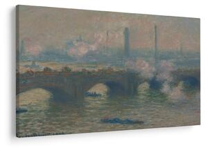 Tablou - Claude Monet, Waterloo Bridge, Gray Day, reproducere (90x60 cm)